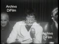 Reportaje a Carlos Monzon en Ezeiza junto a Susana Gimenez 1977