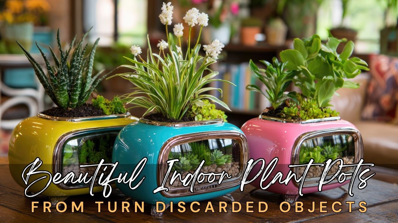 🌱 Turn Discarded Objects Into Beautiful Indoor Plant Pots: Best Ideas for Recycled Gardens