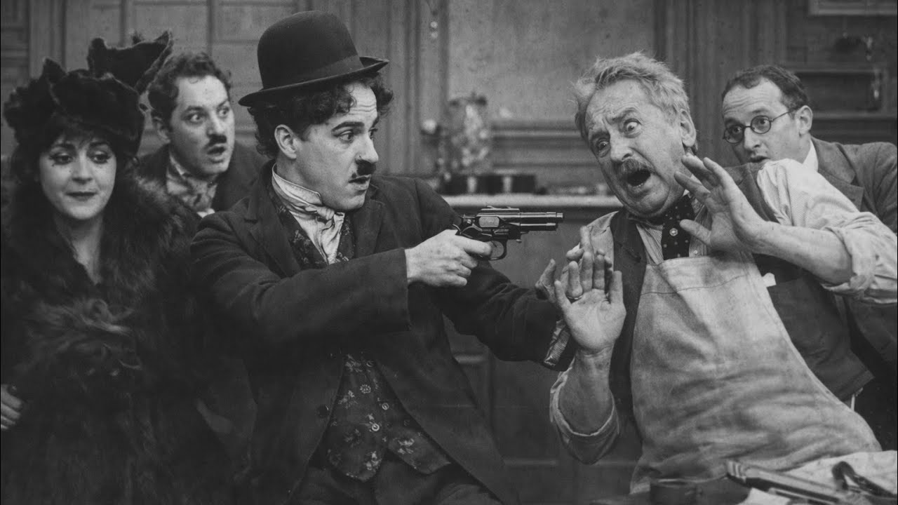 Charlie Chaplin applying for a job 