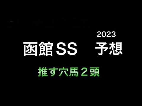 【競馬予想】 函館スプリントステークス 2023 予想 函館SS