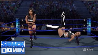 WWE 2K23 THE IICONICS VS TEGAN NOX & CANDICE LERAE