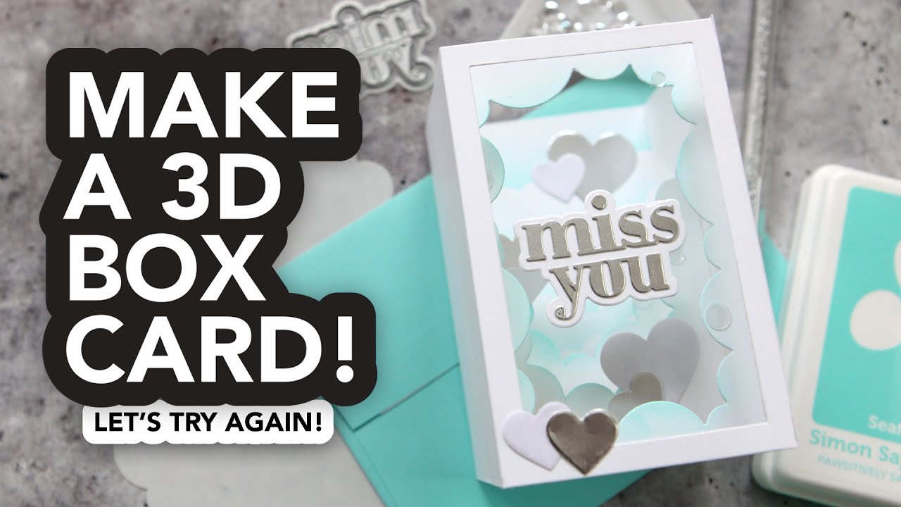 Let's try a 3D box card again! - YouTube
