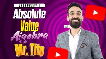 Absolute value |math | senior 2 | mr Tito