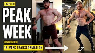 7 Days Out:  The Home Stretch of My Bodybuilding Journey