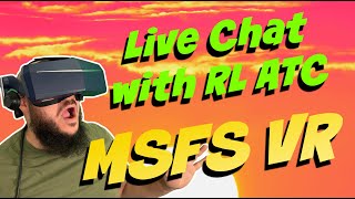 ATC flies B737, LIVE! Join me! MSFS + VR