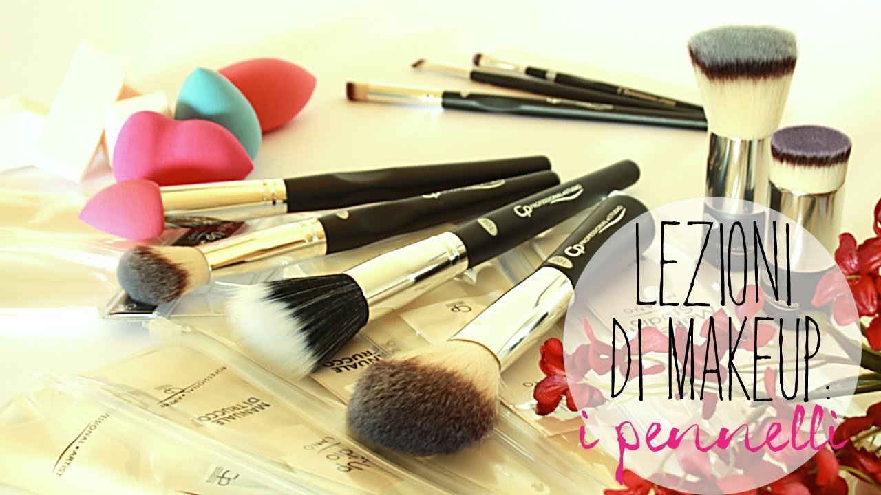 dizionario dei pennelli make up