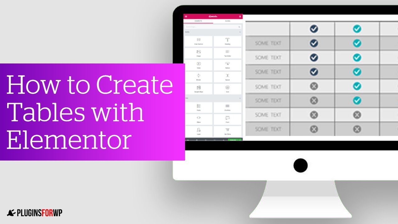 New How to Create Tables With Elementor in WordPress
