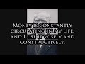 Dr. Joseph Murphy Money Affirmation; &quot;Money Is Constantly Circulating Into My Life&quot; (10min Loop)