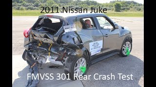 20112017 Nissan Juke FMVSS 301 Rear Crash Test (50 Mph)