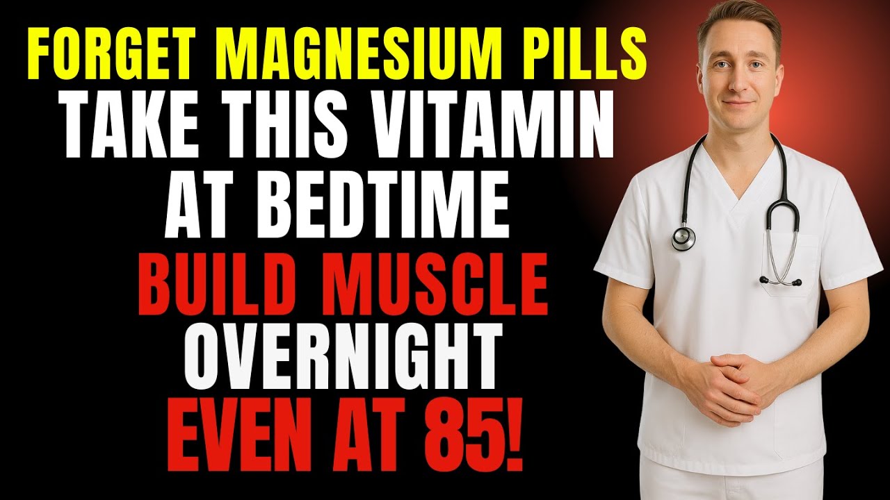 Forget Magnesium Supplements! Take These 2 Vitamins at Night to Rebuild Muscle Overnight