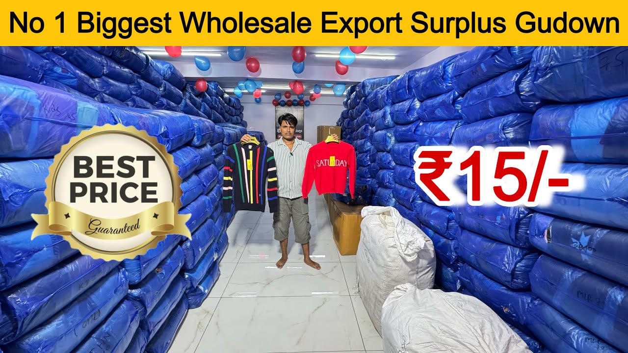 No1 Biggest Wholesale Export Surplus Wearhouse😱₹15/- Winter Collection 2025 Dhamaka॥SaiyamKapoor