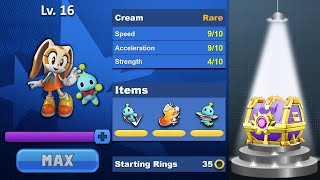 Sonic Forces Speed Battle - Cream Gameplay (Max Level) | Reaching Tier 10