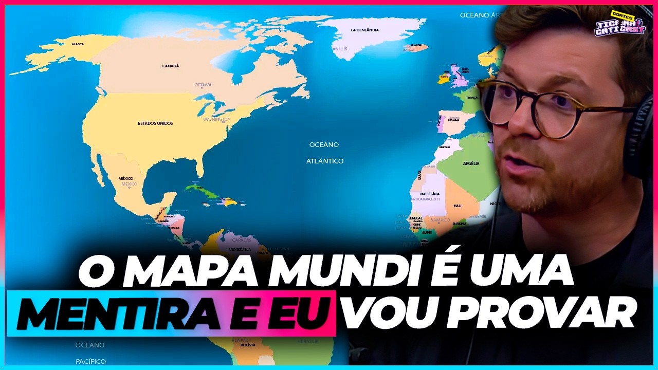 O MAPA MUNDI É UMA MENTIRA!  GUGA DEIXA BOLA E CARIOCA EM CHOQUE