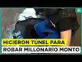Hallan en Antofagasta un túnel de 15 metros para robar $40 mil millones