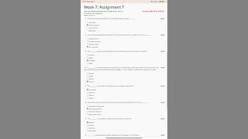 Nptel Week 7 The Physcology of Language Assignment Solution Week 7