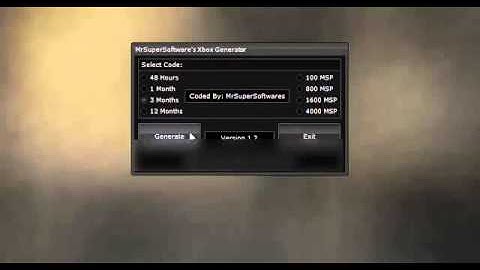 Xbox Live Microsoft Points and Gold Generator March 2013 (Direct Link No Survey No Virus)