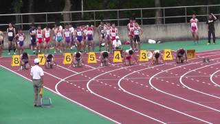 20140915 大田区秋季陸上 男子100m 予選5組