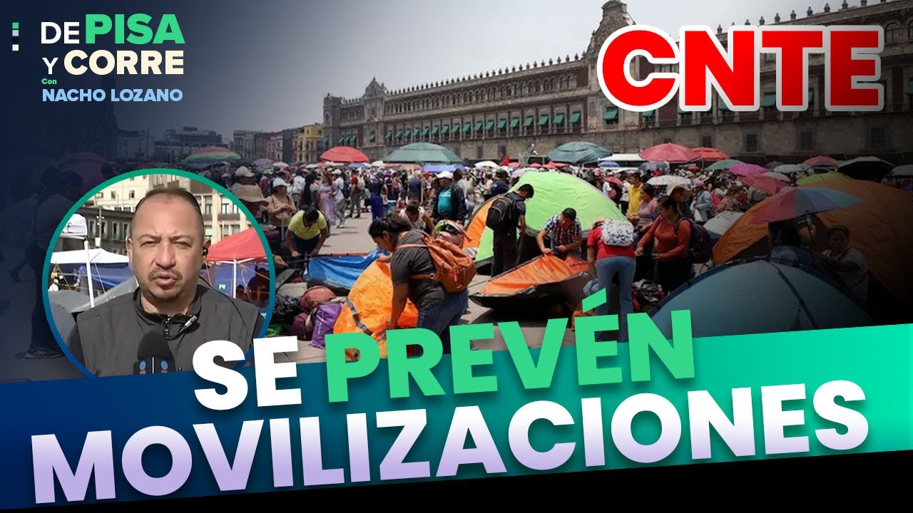 Maestros de la CNTE mantienen plantón en el Zócalo de la CDMX | DPC con ...
