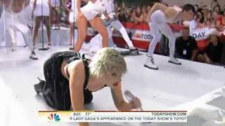 Lady Gaga  - Teeth (Live Today Show  07  09 2010) HD