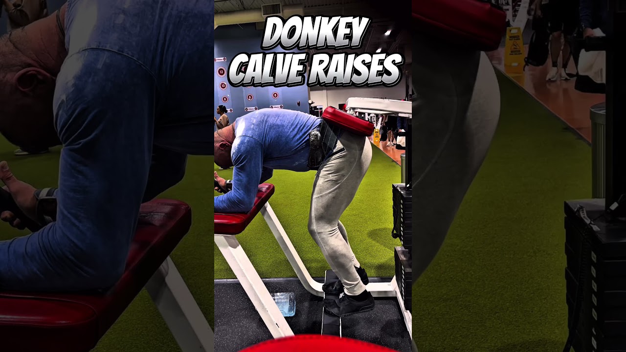 DONKEY CALVE RAISES #CALVES #workout #motivation #muscle #pump