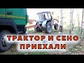 Сено с трактором переехали!