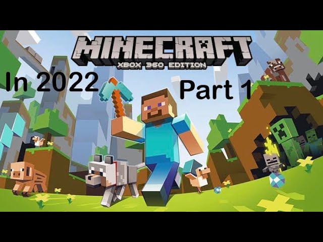 Playing MINECRAFT Online on XBOX 360 in 2022! (GamePlay Multiplayer Test) 