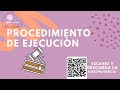 POCEDIMIENTO DE EJECUCION LABORAL.