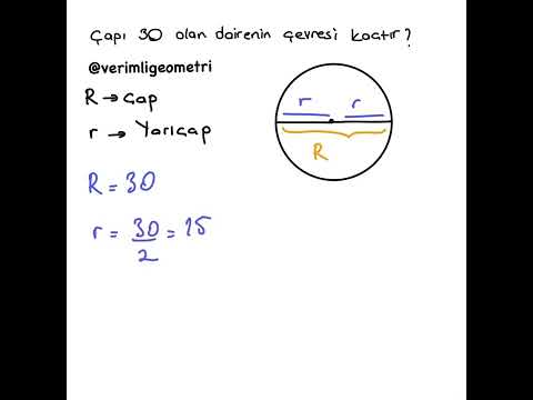 Video: 16 metrelik bir dairenin çevresi nedir?