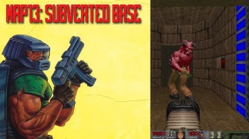 Doom II: Scythe - MAP13: SUBVERTED BASE (Ultra-Violence, 100% Kills, 100% Secrets, Pistol Start)