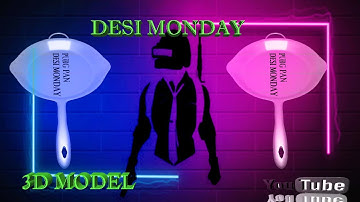 PUBG MOBILE | How To 3D Pan Model in Maya 2022