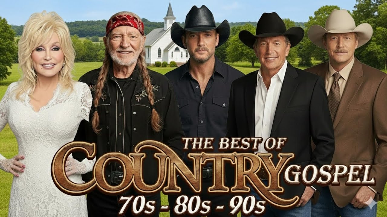 The Greatest Country Gospel Hymns Of All Time 🎵 Beautiful Classic Old Country Songs With Lyrics #1