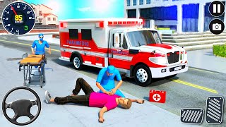 Ambulance Driving Simulator 3D - Emergency Rescue Ambulance Game - Android Gameplay screenshot 4