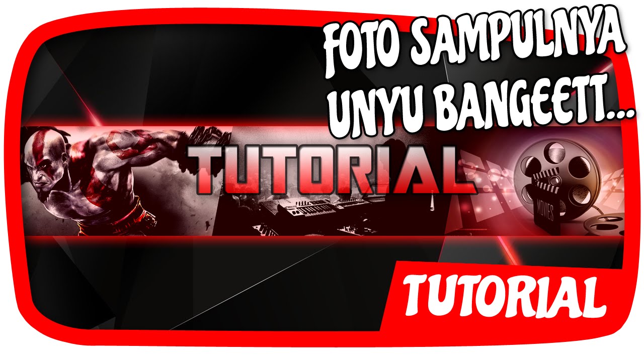 CARA MEMBUAT FOTO SAMPUL CHANNEL YOUTUBE KEREN INDONESIA YouTube