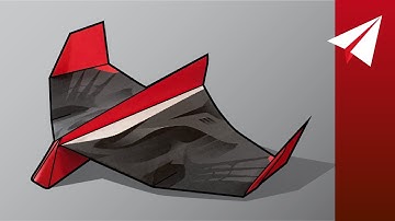 Awesome Paper Airplane That Does Tricks! How to Make Regent, a Stunt Paper Airplane | Tutorial