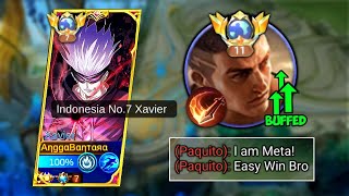 XAVIER GOJO SATORU VS META PAQUITO WHO WILL WIN?? | XAVIER BEST BUILD & EMBLEM 2024 - MOBILE LEGENDS