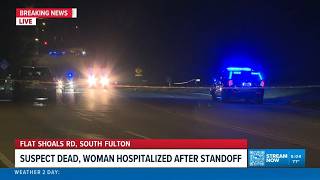 Suspect dead, woman hospitalized following standoff in South Fulton