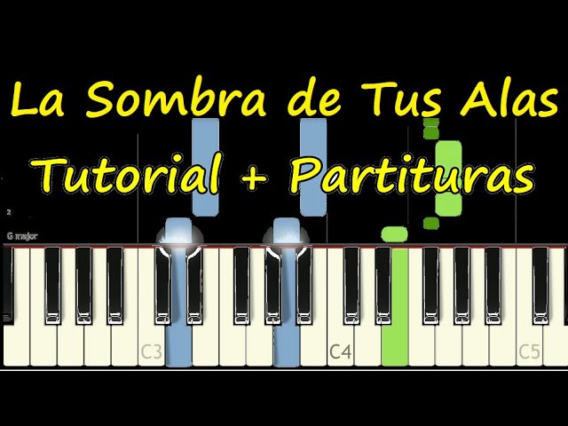 LA SOMBRA DE TUS ALAS Piano Tutorial Living Ft Un Corazon + Partitura PDF  Sheet Music Easy Midi - YouTube