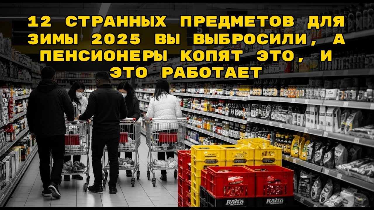 Кризис 2025: 12 товаров, которые спасут 55+ от холода