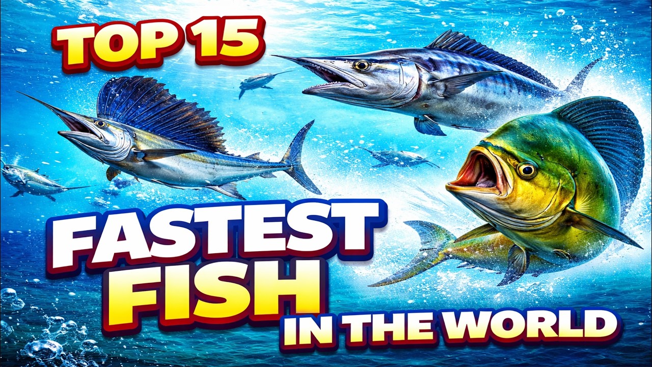Top 15 Fastest Fish in the World | The Speediest Ocean Animals Ever ...