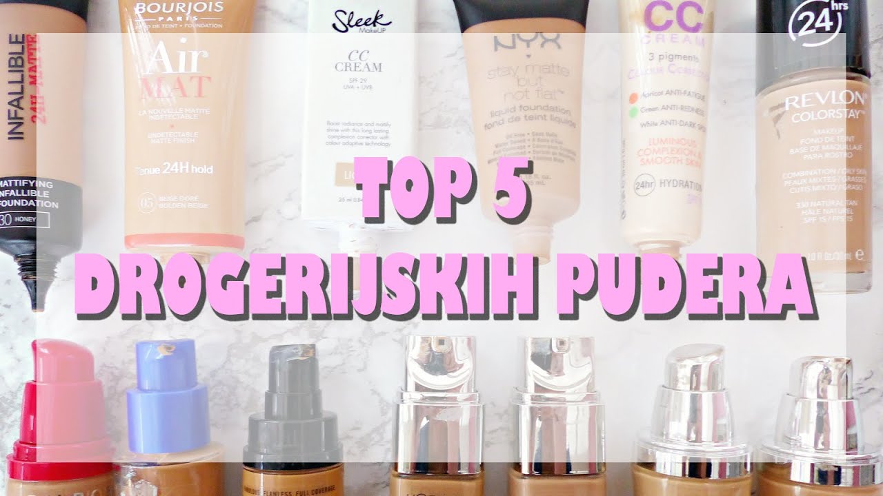 ** Mojih TOP 5 DROGERIJSKIH tecnih pudera **