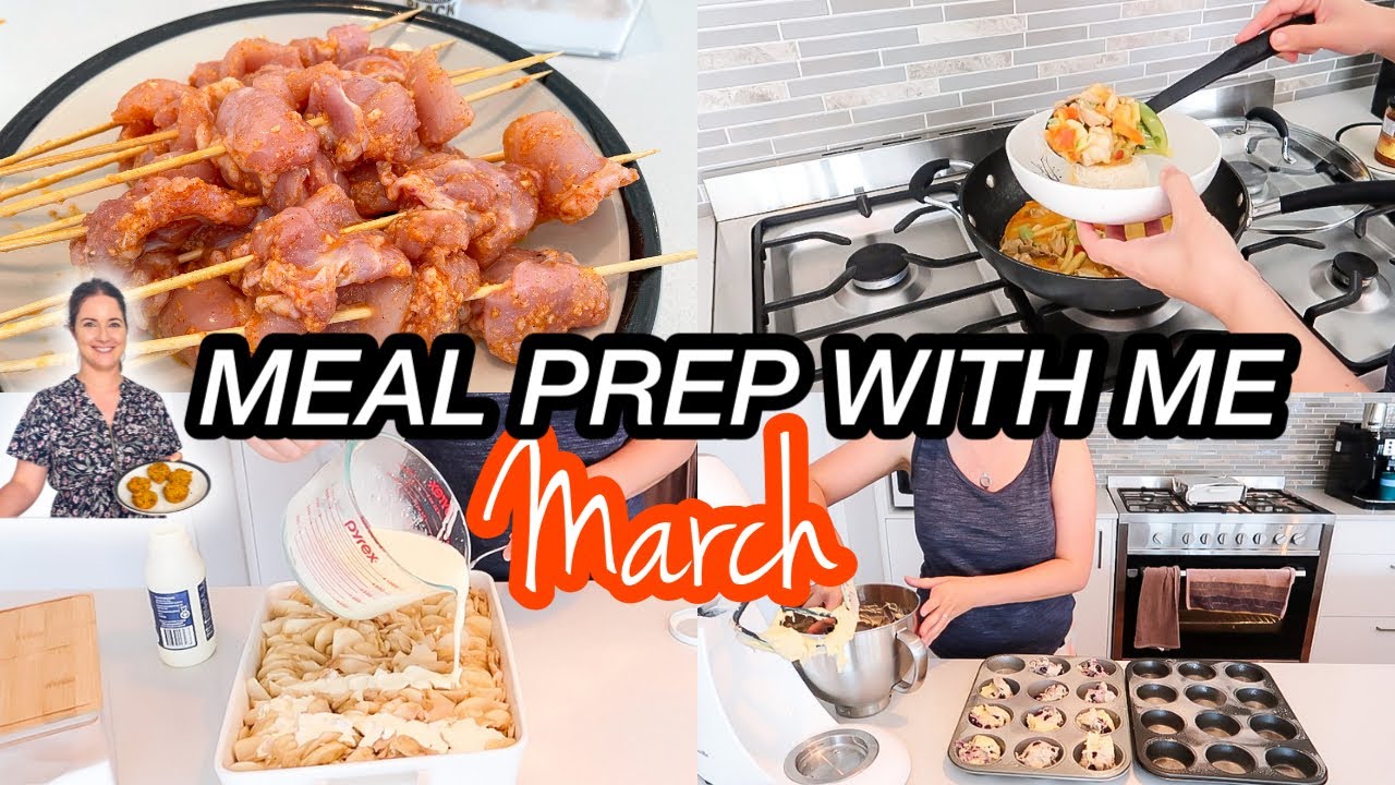 FAMILY MEAL PREP WITH ME 🌟 | MONTHLY COOK WITH ME 2022 | FAMILY OF 4 EASY MEALS Australia