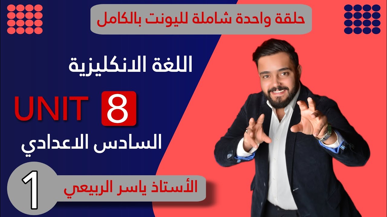 شرح الانكليزي | للصف السادس الاعدادي | حلقه واحدة شاملة لليونت #الثامن بالكامل -منهج2024