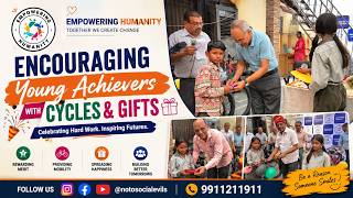 Encouraging Young Achievers with Cycles &amp; Gifts 🎉 | Empowering Humanity