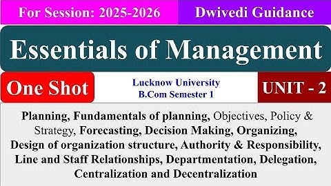 Essentials of Management Chapter 2, essentials of management bcom, essentials of management cuet pg