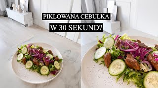 PIKLOWANA CEBULKA W 30 SEKUND do sałatek, burgerów, wrapów, tacosów / ladycolour vlog