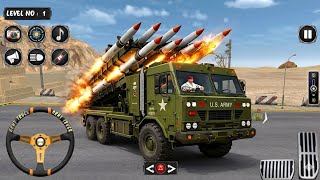 Army Truck Driving Cargo Games - US Offroad Army Truck Driving 3D 2025 -Andriod Gameplay screenshot 5