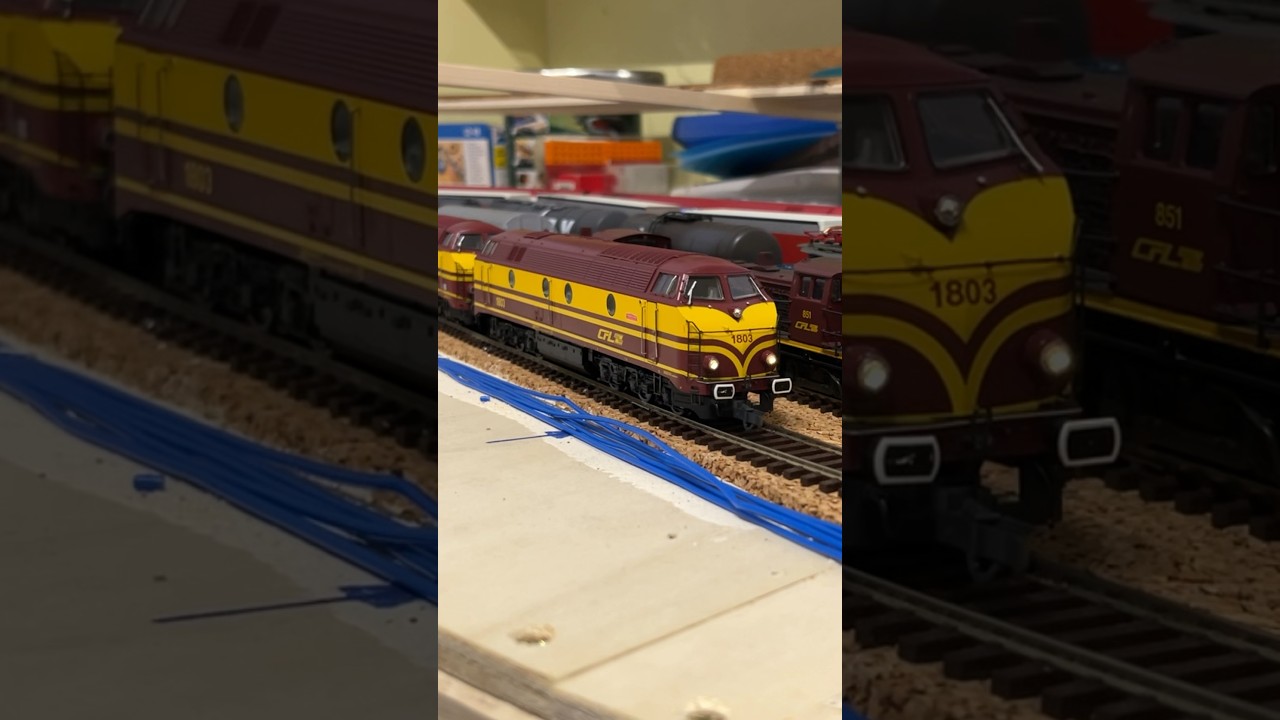 CFL Baureihe 1800, GM und EMD Power #modellbahn #modelleisenbahn #cfl # ...