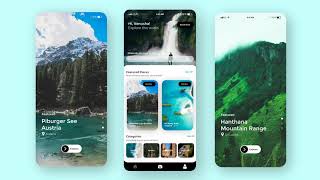 Travel App UI UX Design Concept
