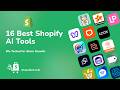 16 Best Shopify AI Tools We Tested for Store Growth | shopsidek.com #shopfiy #dropshiping