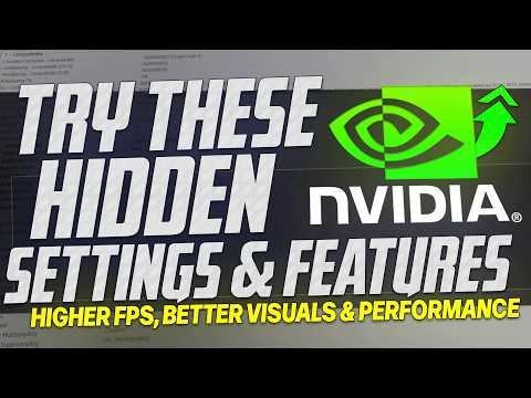 🔧 These HIDDEN Nvidia SETTINGS gain upto 20 MORE FPS & Lower latency, 𝙄𝙈𝙋𝙍𝙊𝙑𝙀 𝙂𝙍𝘼𝙋𝙃𝙄𝘾𝙎 ✅